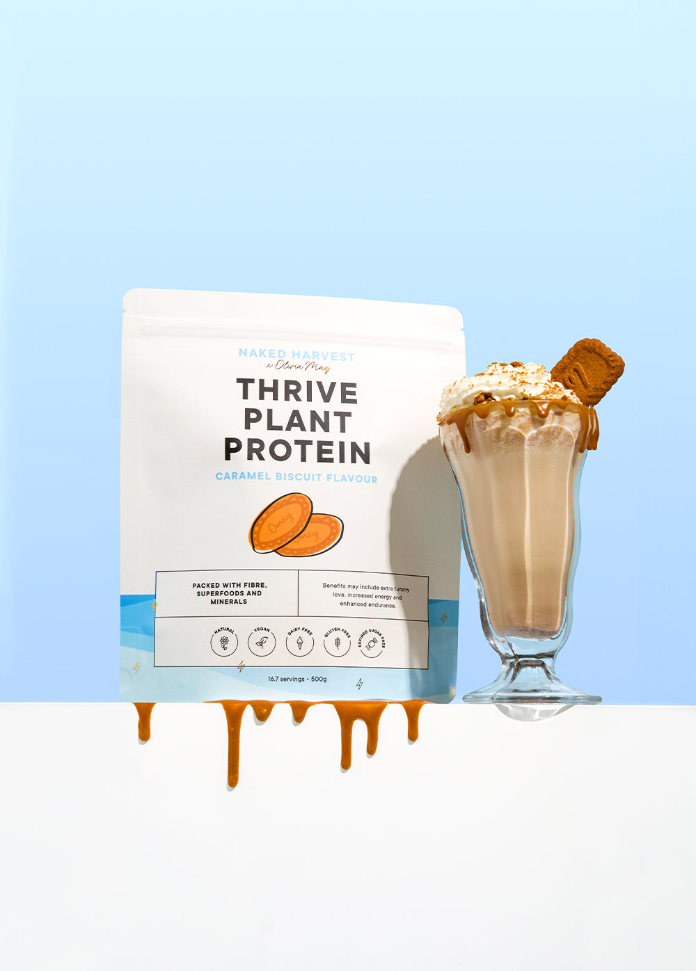 NH X Olivia May — Caramel Biscuit Thrive Protein