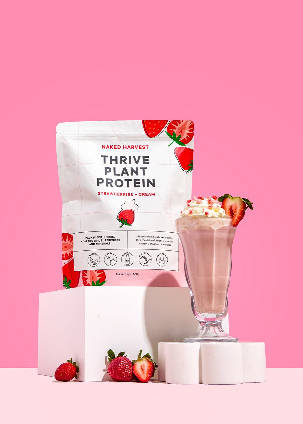 Strawberries & Cream Plant Protein